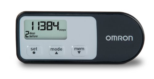 Omron HJ-321 Tri-Axis Pedometer, Black