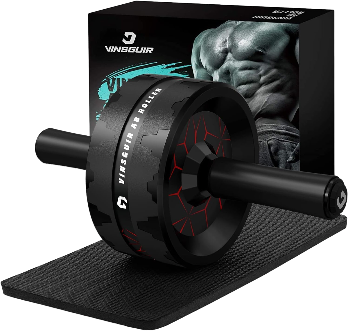 VINSGUIR Ab Roller Wheel, Abs & Core Workout Equipment for Home Gym